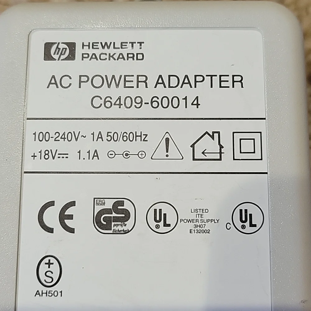 HP AC Power Adapter C6409-60014